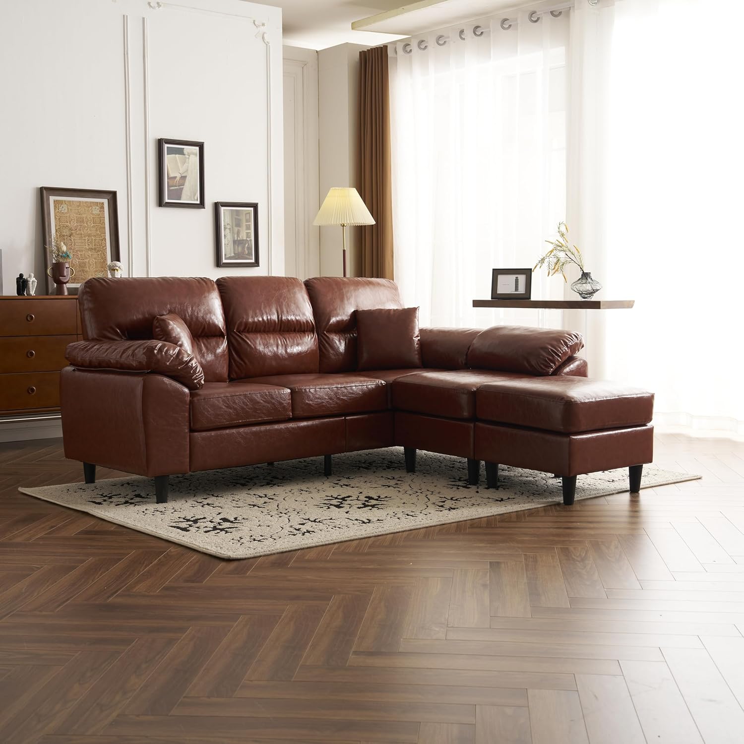 ソファ ソファーセット 5人掛け 2-5人掛け L字 クッション付き 肘付き ソファ ソファーセット 5人掛け 2-5人掛け L字 クッション付き 肘付き